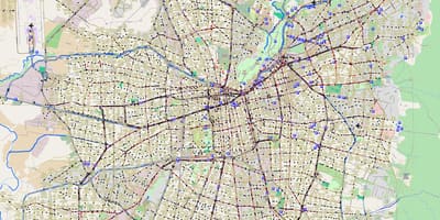 แผนที่เมืองซานดิเอโกชิลี